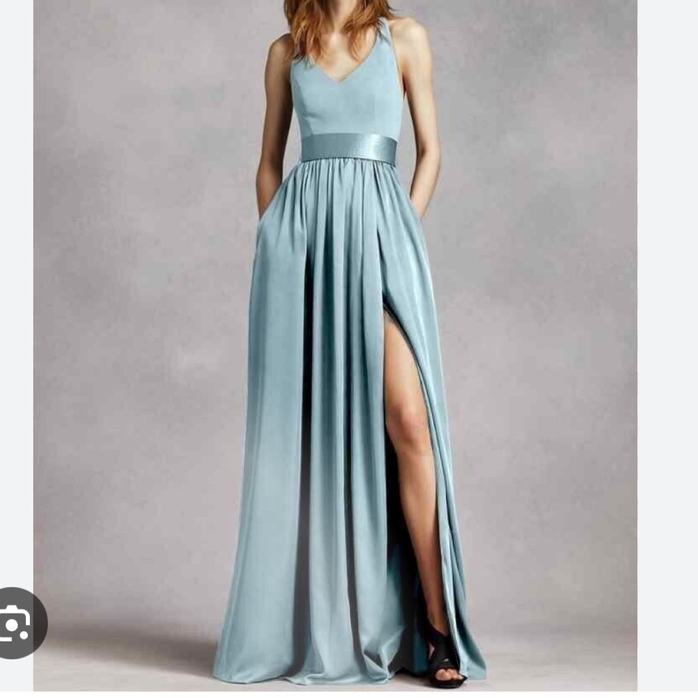 White by Vera Wang Bridesmaid dress.